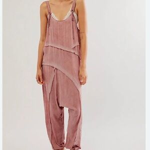 Free People Intimately Act Natural Jumpsuit reddish color size medium romper nwt